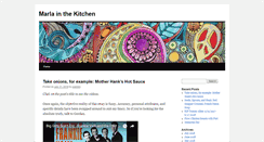 Desktop Screenshot of marlainthekitchen.com